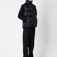 Gilet piumino nero con zip e piuma riciclata