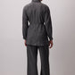 Completo camicia e pantaloni testurizzati effetto stropicciato