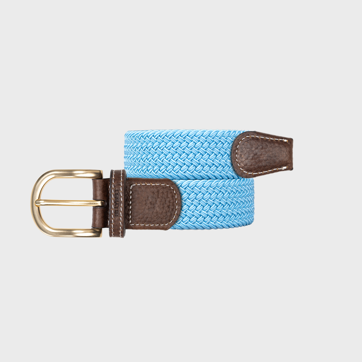 Cintura elastica intrecciata donna azzurro cielo