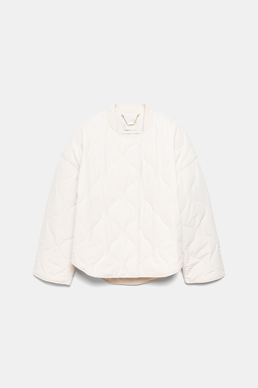 Giacca trapuntata oversize minimal