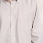 Camicia uomo in cotone misto con colletto button-down