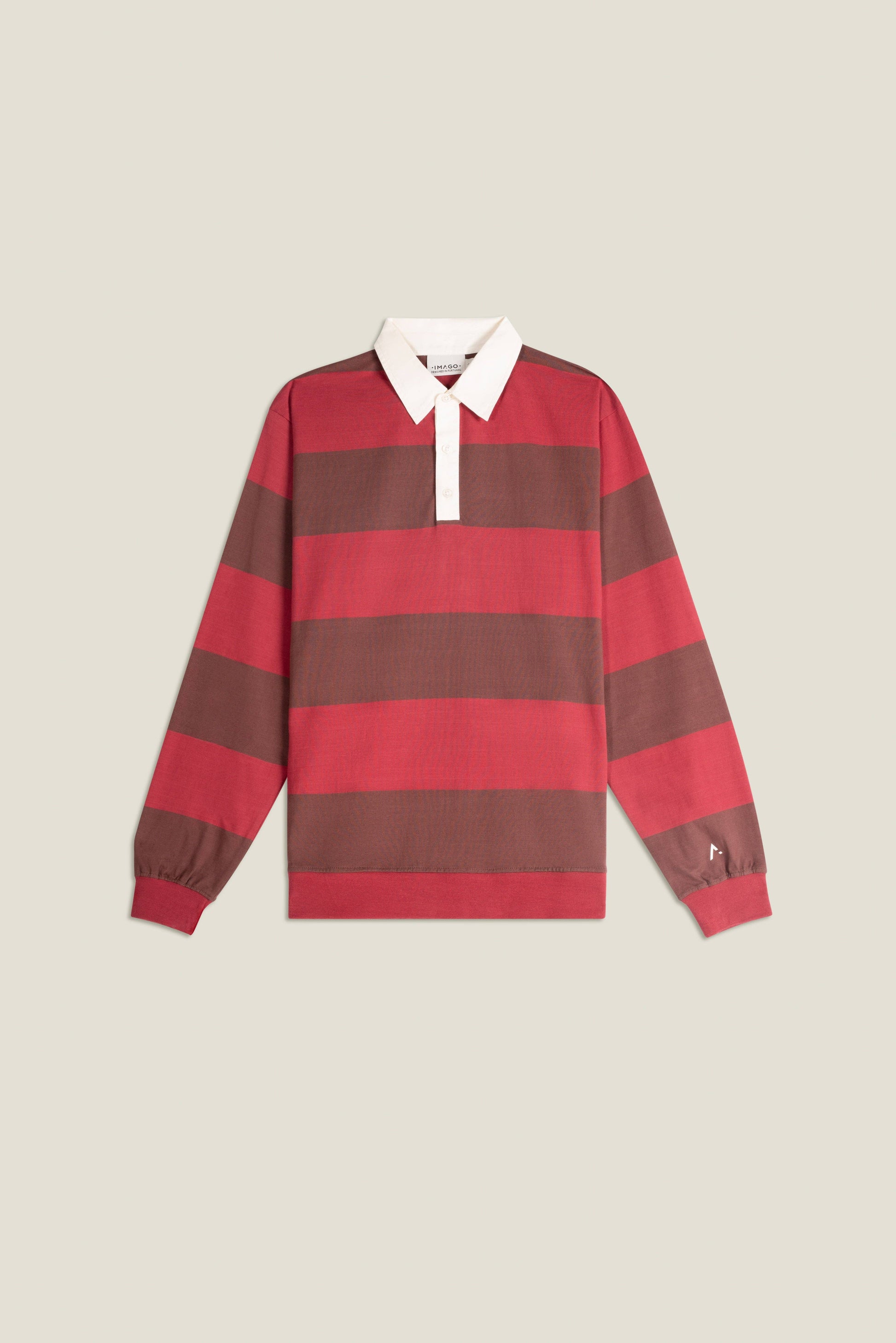 Polo rugby a righe a maniche lunghe