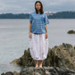 T-shirt a righe in cotone biologico