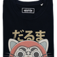 T-shirt Daruma Neko con grafica animalier