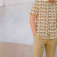 Camicia a maniche corte con stampa cartoon LOCO MONKY
