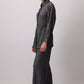 Completo camicia e pantaloni testurizzati effetto stropicciato