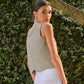 Gilet jacquard con bottoni