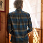 Camicia Ursido in flanella blu