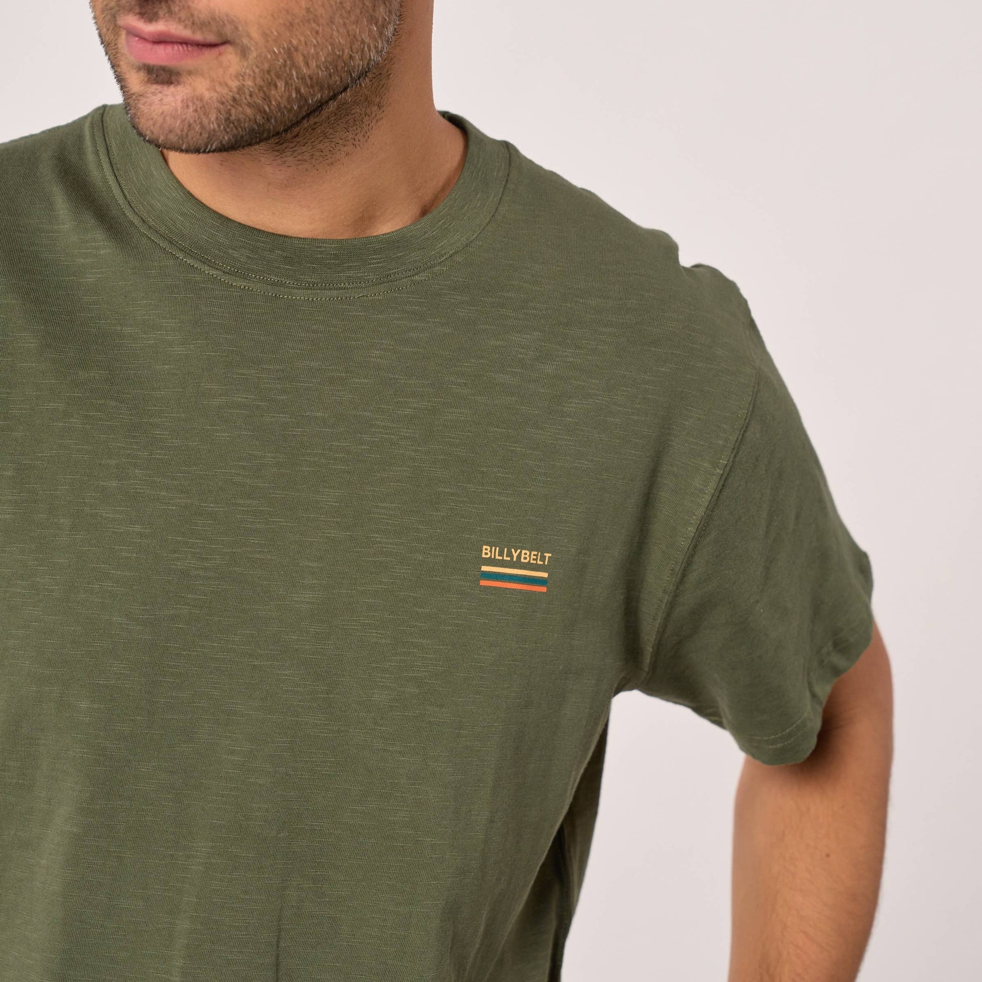 T-shirt Roadtrip in cotone biologico kaki