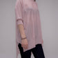 Pullover oversize con scollo a barca in maglia leggera