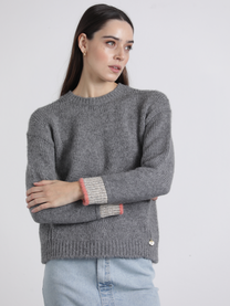 Maglione girocollo in maglia morbida
