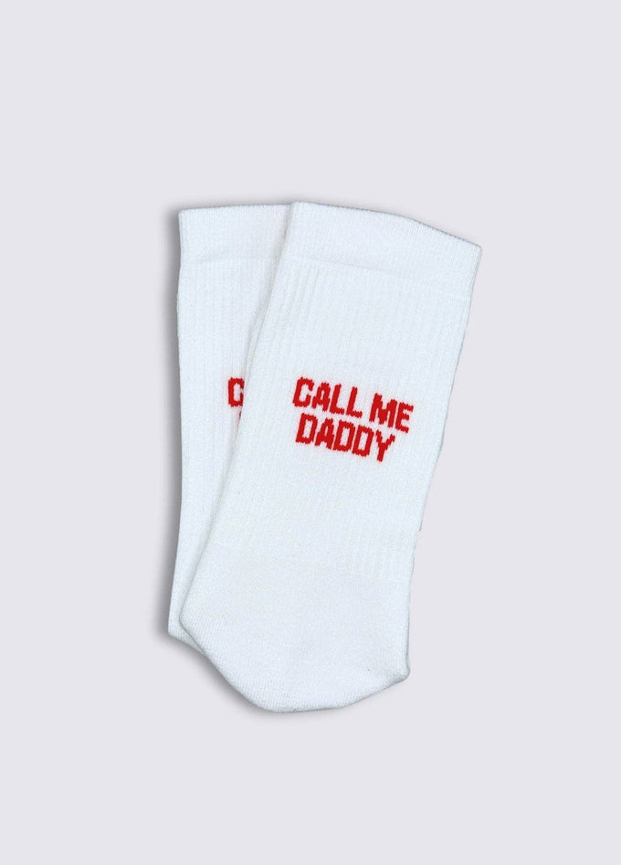 Calzini con scritta “Call Me Daddy”