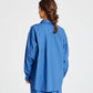 Camicia in popeline di cotone biologico GOTS Astrid azzurro chiaro