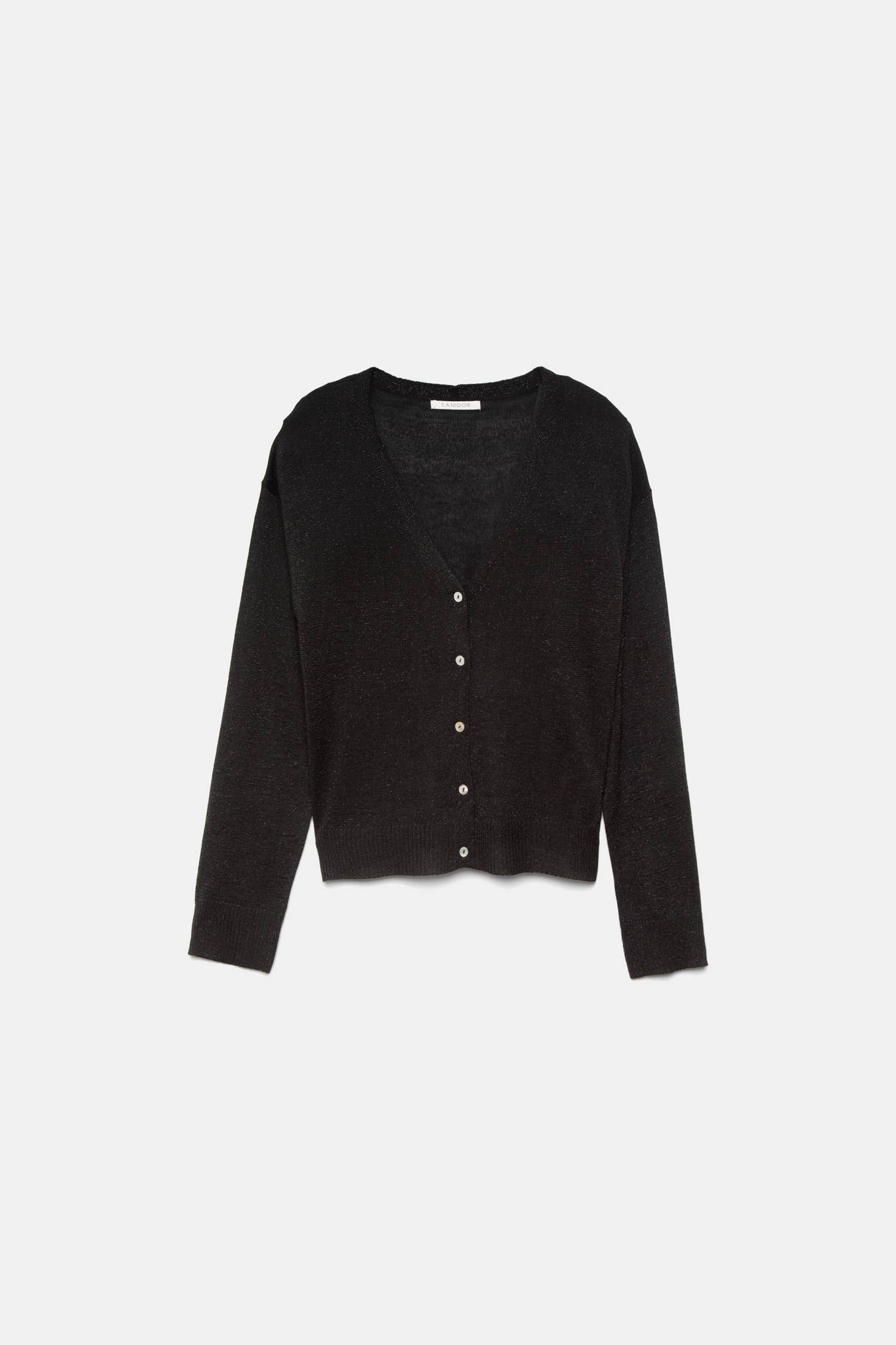 Cardigan in maglia con scollo a V