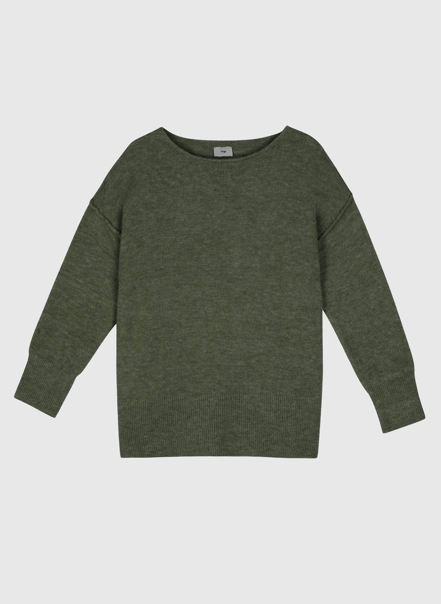 Maglione oversize verde militare Lafunky