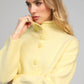 Gilet cardigan in maglia giallo Lakeyla