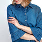 Blusa in denim Ganga