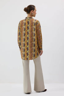 Camicia in popeline fantasia