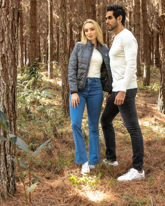 Maglione in cotone Pima avorio