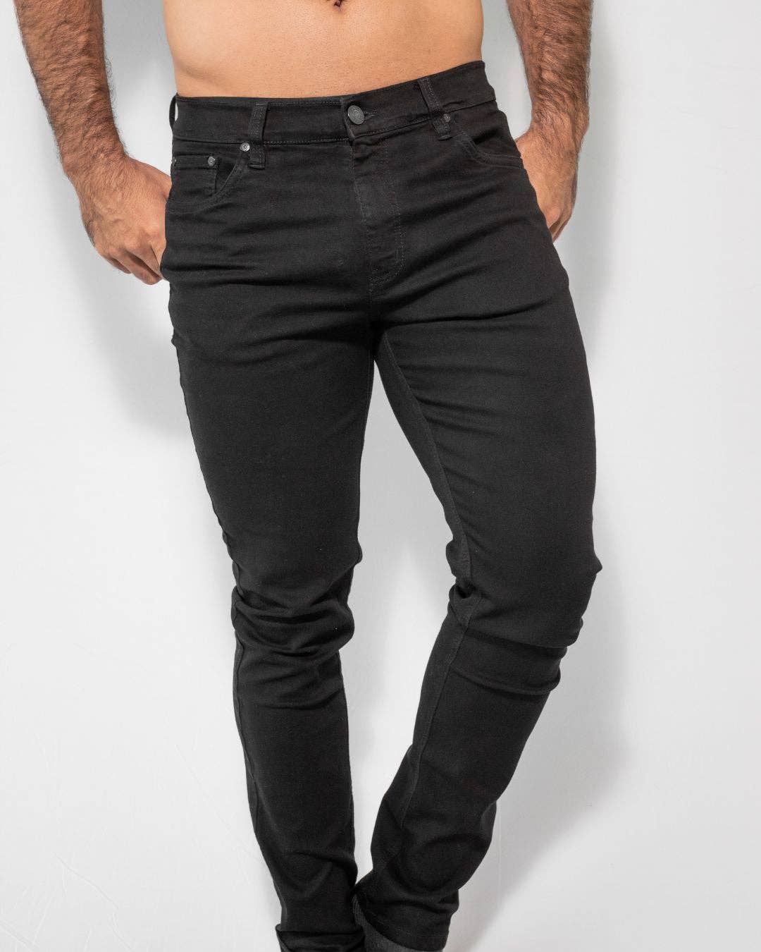 Jeans neri elasticizzati Dante