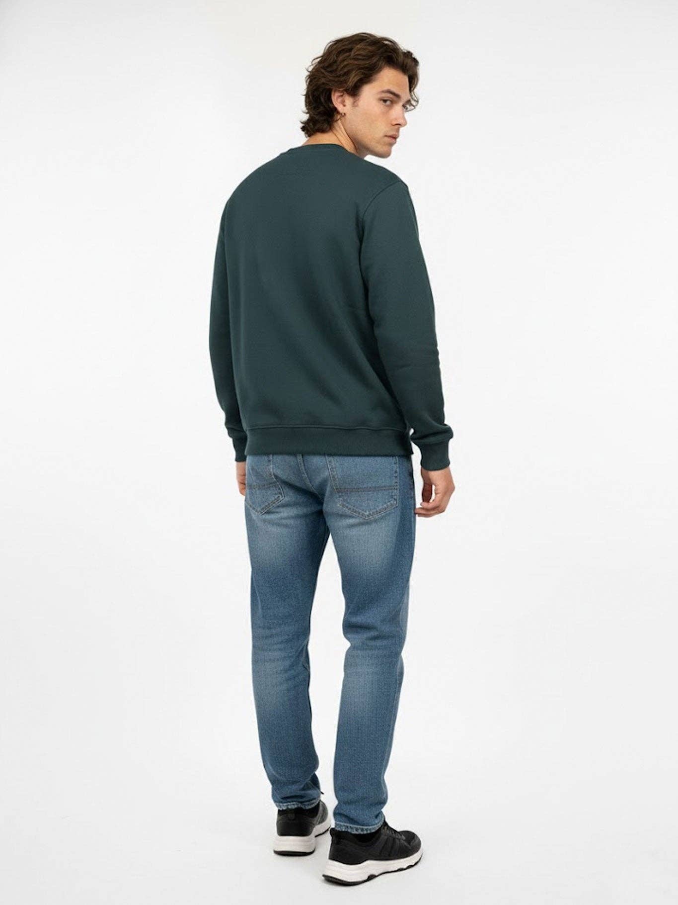 Felpa girocollo uomo Tamarino in cotone premium