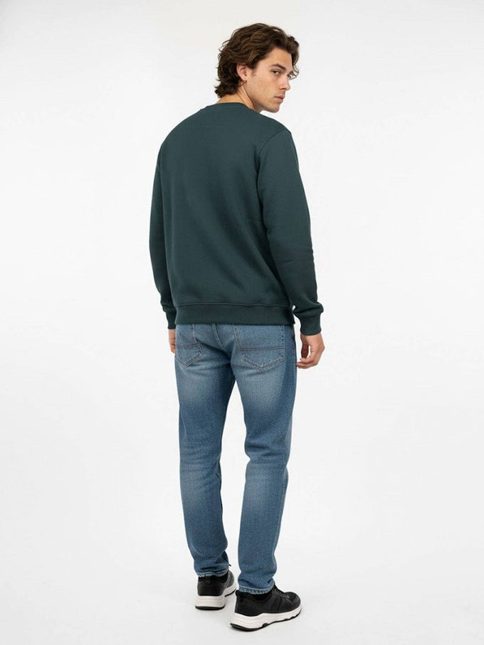 Felpa girocollo uomo Tamarino in cotone premium