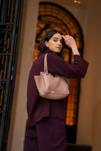 Cardigan in maglia strutturata con bottoni dorati