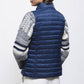 Gilet Trapuntato Essenziale con Collo Alto