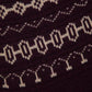 Abito in maglia jacquard in lana