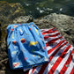 Pantaloncini da piscina Capri con stampa estiva