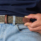 Cintura intrecciata elastica multicolore Cancún