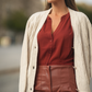 Cardigan con bottoni a cuore