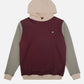 Felpa con cappuccio color block Nightfall Ruby