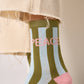 Calzini a righe in cotone pettinato Peace