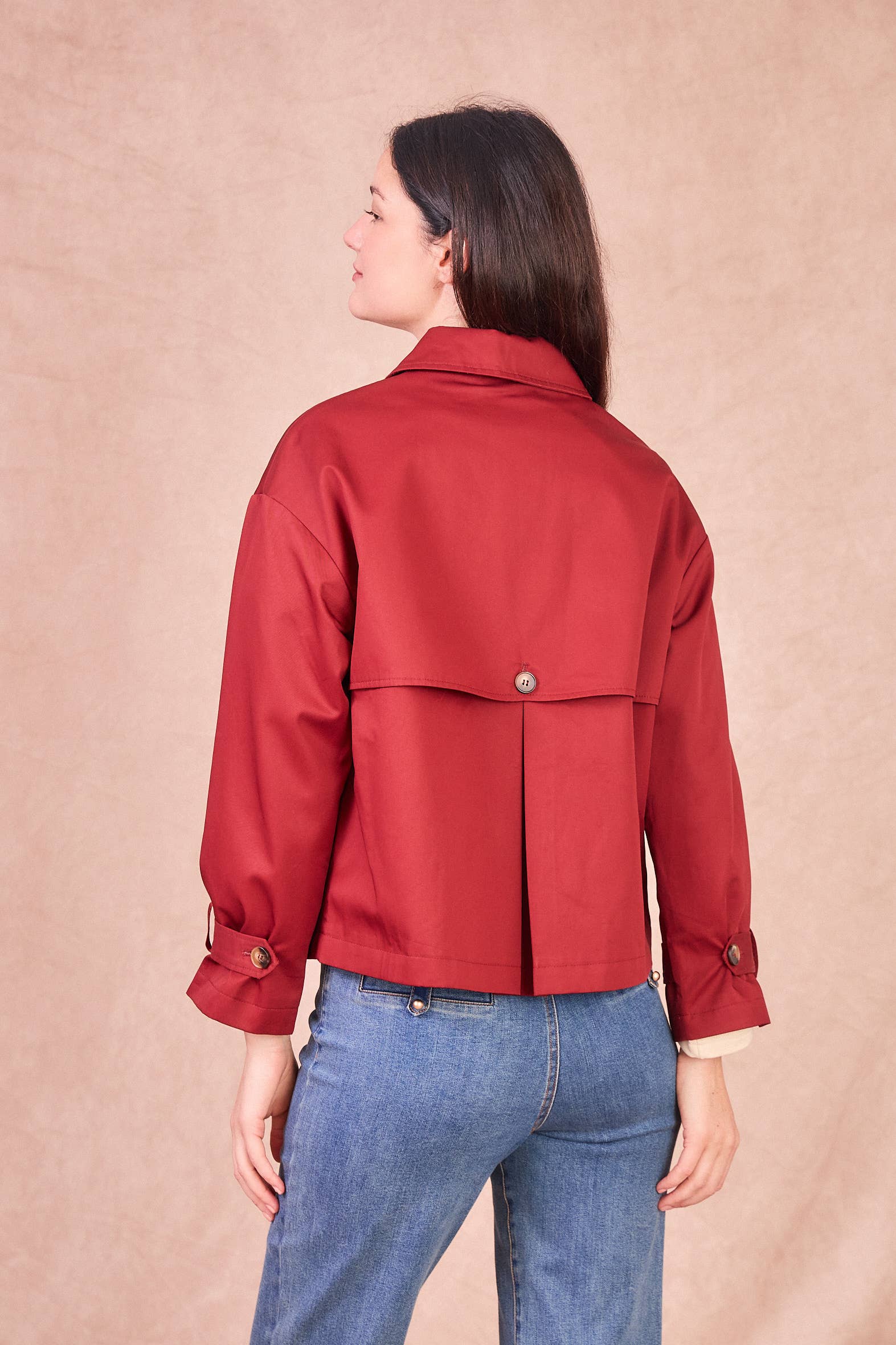 Giacca utility corta in cotone