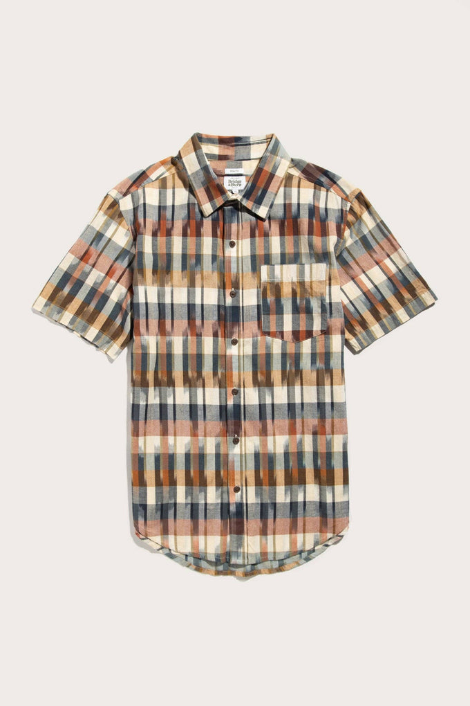 Camicia slim a quadri Aurora Space Dye Harbor