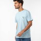 T-shirt Surfer in Cotone Biologico Azzurro Chiaro