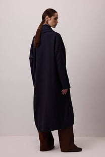 Cardigan lungo in maglia