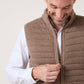 Gilet imbottito reversibile Brunch Argilla e Ruggine