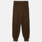 Pantaloni jogger in maglia a coste