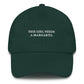 Cappellino dad hat ricamato “This Girl Needs a Margarita”