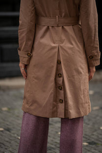 Trench lungo classico da donna