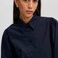 Camicia con maniche plissettate