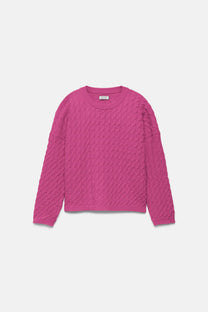 Maglione in maglia strutturata girocollo