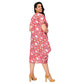 Vestito estivo midi floreale in voile di cotone