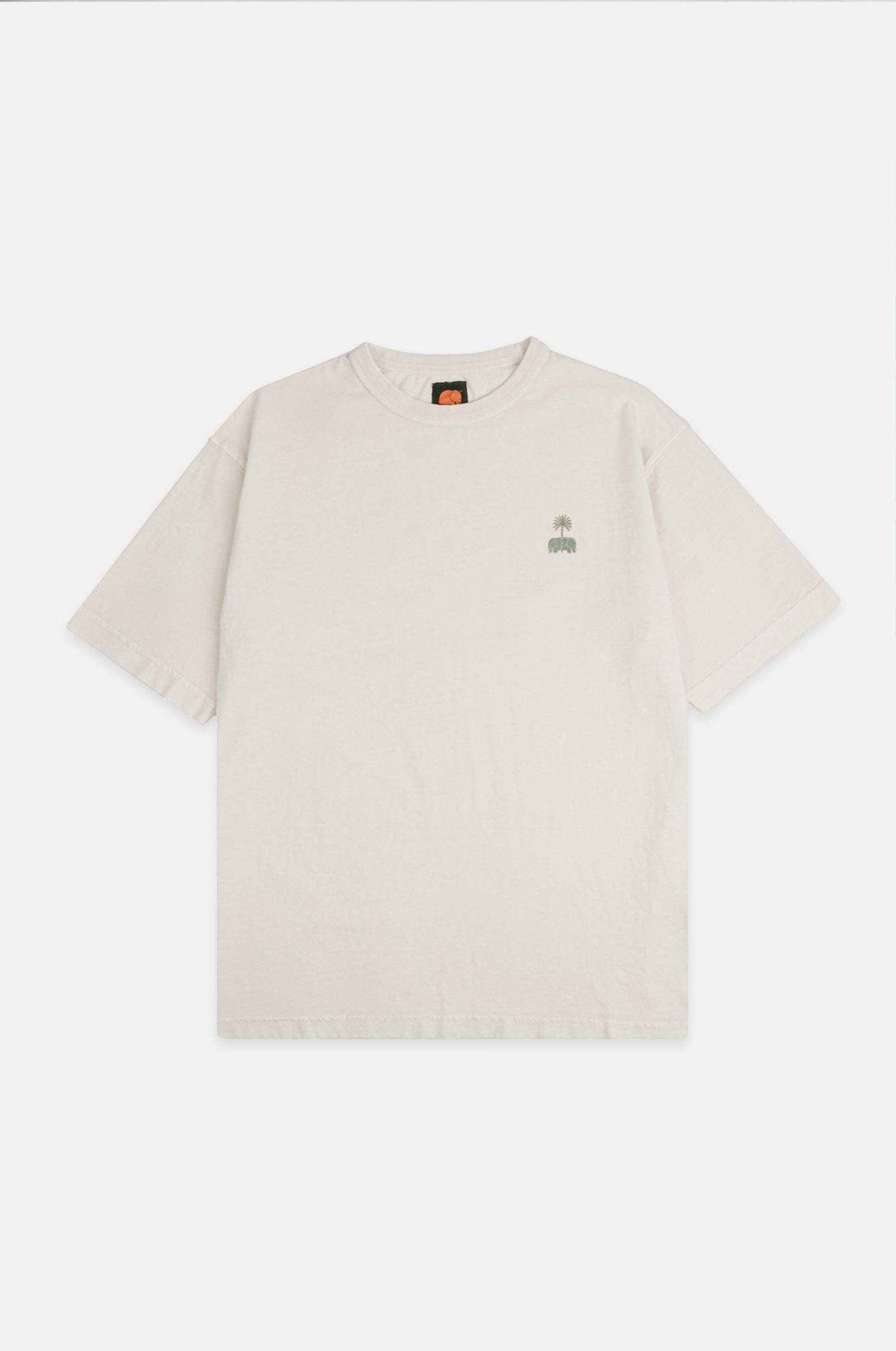 T-shirt oversize pesante in cotone biologico con ricamo e stampa Hotel del Sol