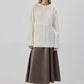 Maglione oversize in maglia con riquadri texture