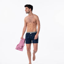 Boxer classici in cotone biologico a quadri