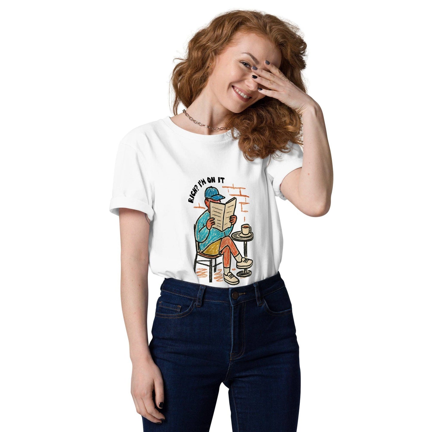 T-shirt unisex in cotone biologico con stampa Vera Fortuna