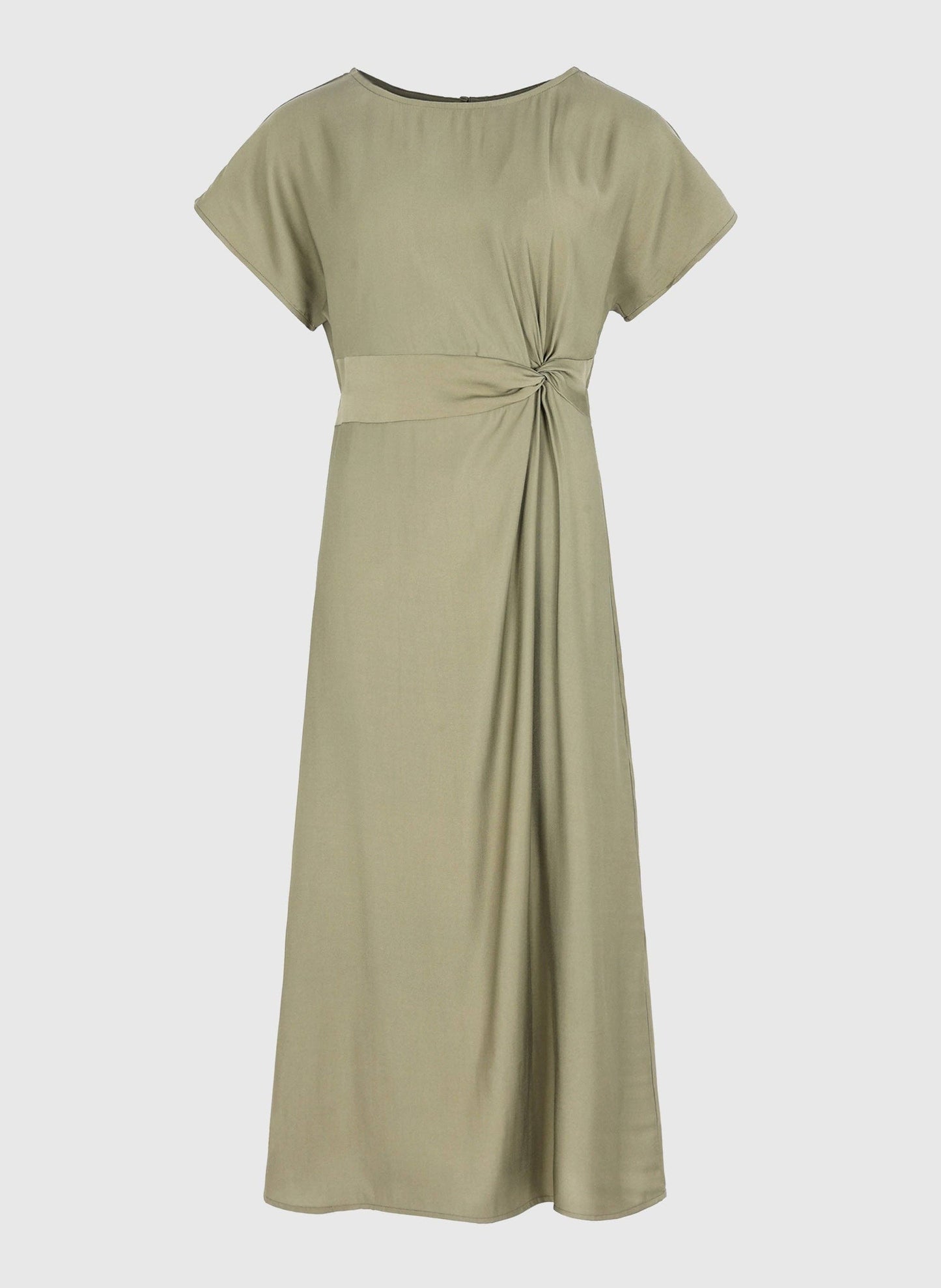 Abito midi Moundy verde militare